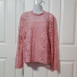 Simply styled womens lace top new XL brand new